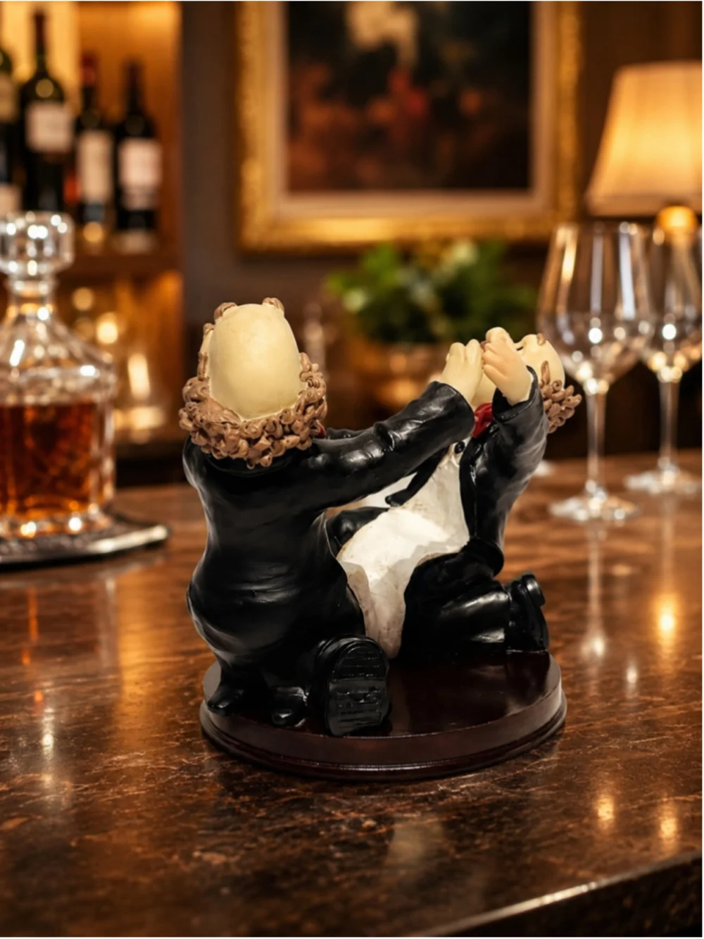 Wine Waiter Bottle Holder – Decorative Wine Bottle Display